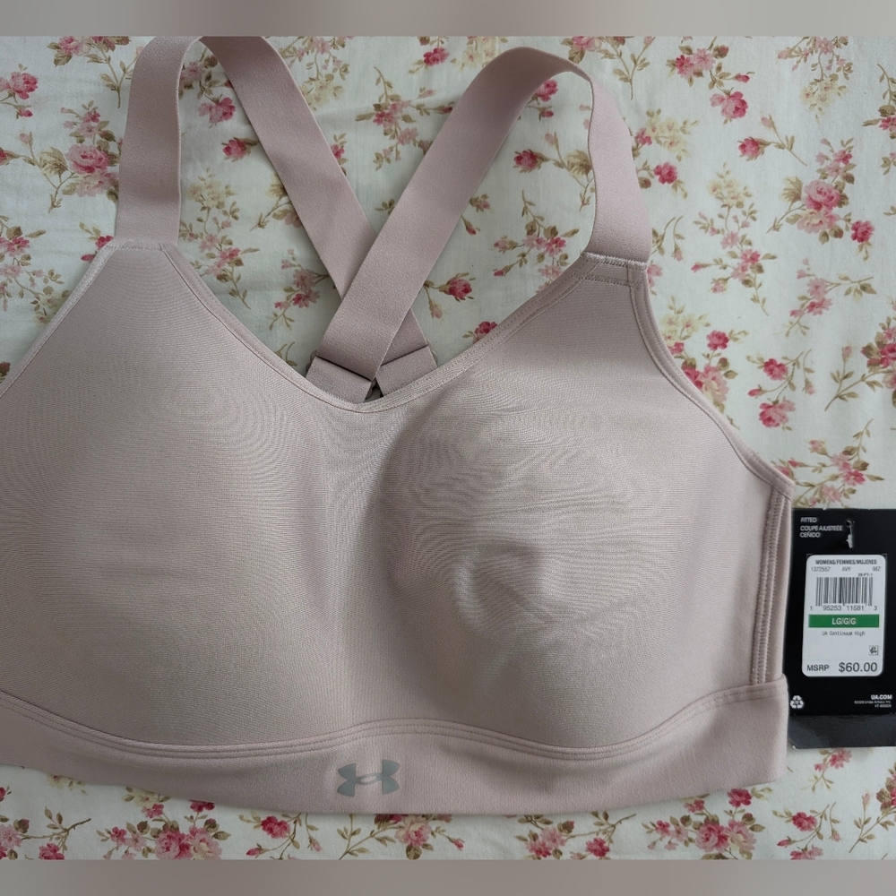 Under Armour Light Pink Sports Bra